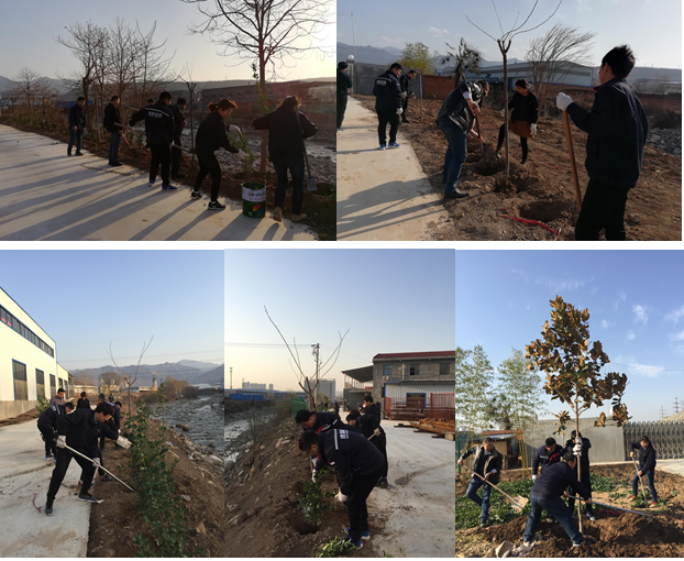 寶雞捷銳“迎春風(fēng)，綠家園”植樹節(jié)(圖1)